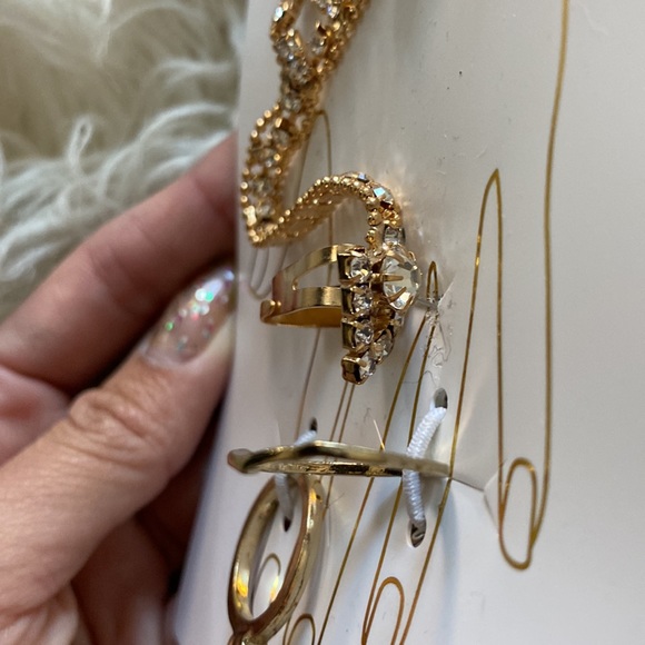 💍GOLD RING & HAND JEWELRY SET ⚜️ - Picture 3 of 3